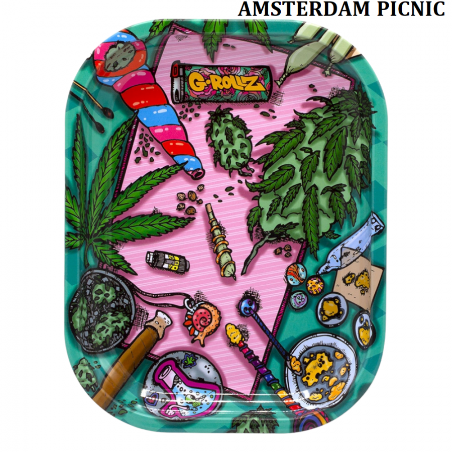 Amsterdam Picnic - Metal Rolling Tray