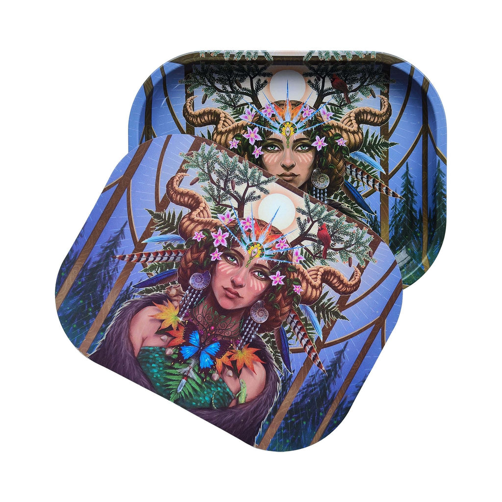 Mystical Woman - Rolling Tray with Lid