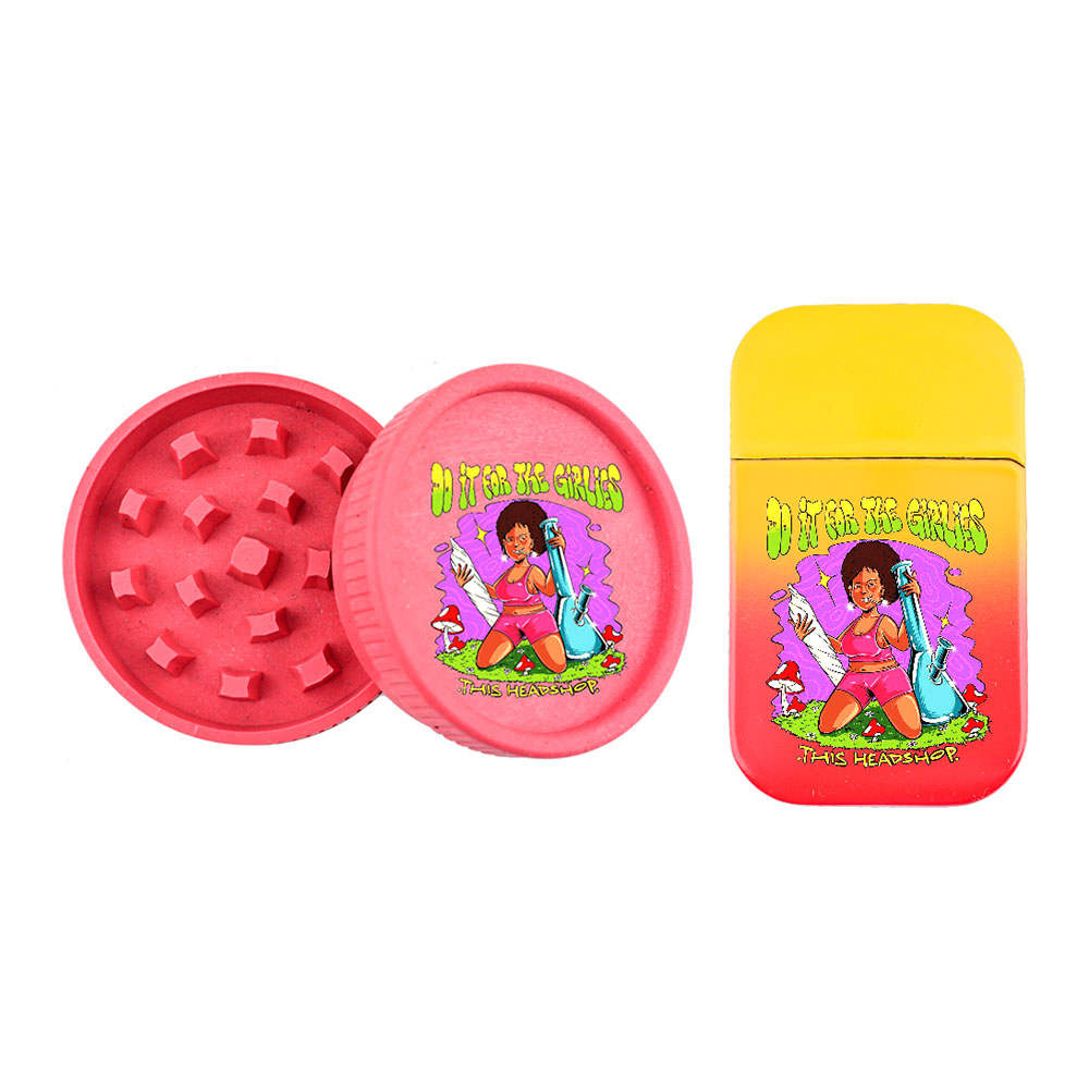 Do it for the Girlies - This Head Shop Grinder/Lighter Matching Set