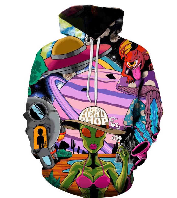 Saturn Rulez Graphic Hoodie - This Head Shop