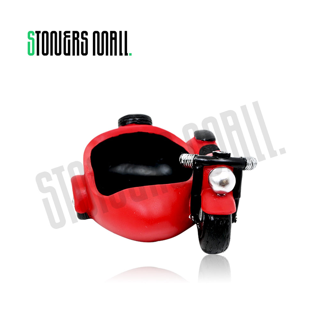 Red Motorcycle with a Sidecar Theme Ashtray - Stoners Mall - Online Head shop - Bongs Rigs Pipes Heady Glass #1 Glass shop