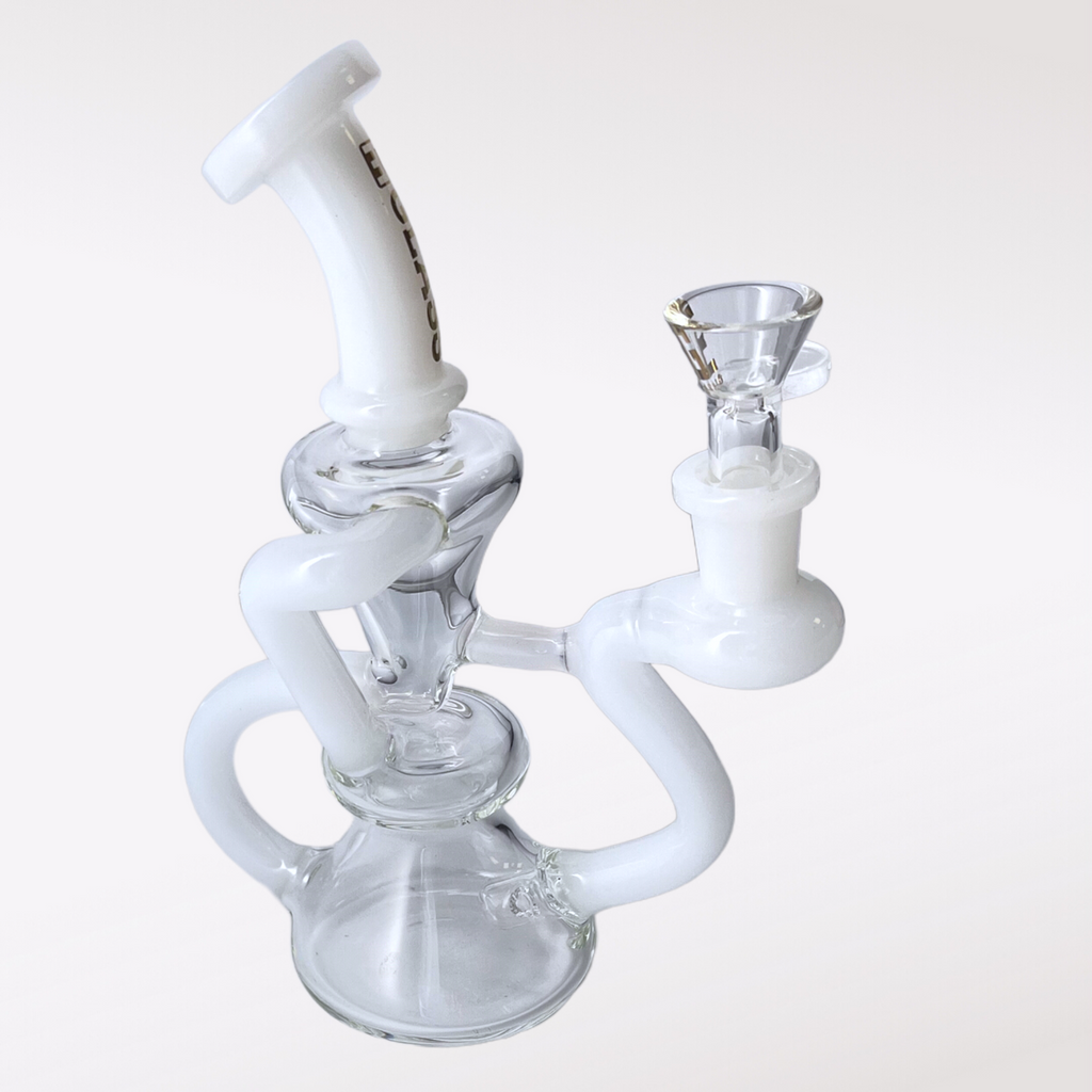 8" FULL SIZE COLORED RECYCLER - This Head Shop - Online Premium Head Shop