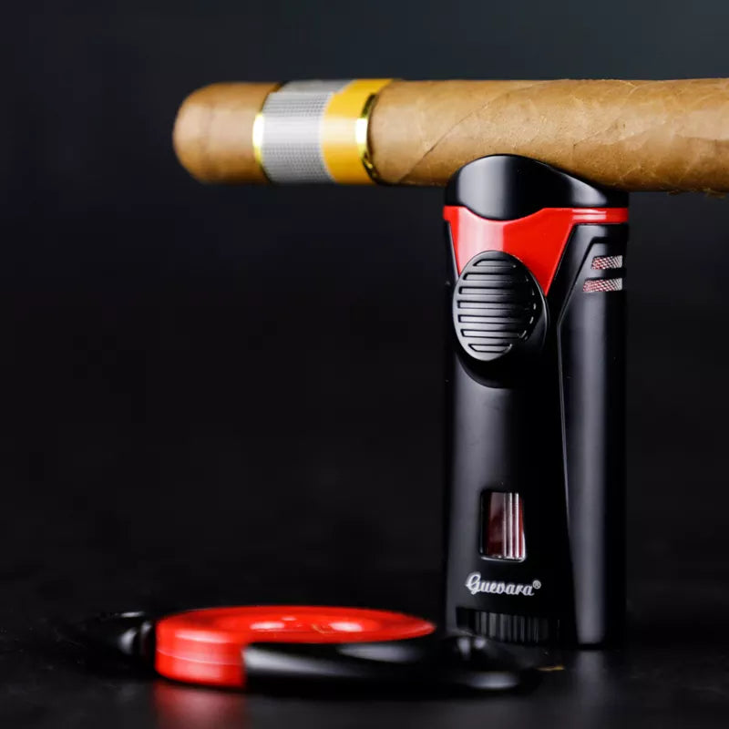 Premium Guevara Torch and Cigar Cutter Set