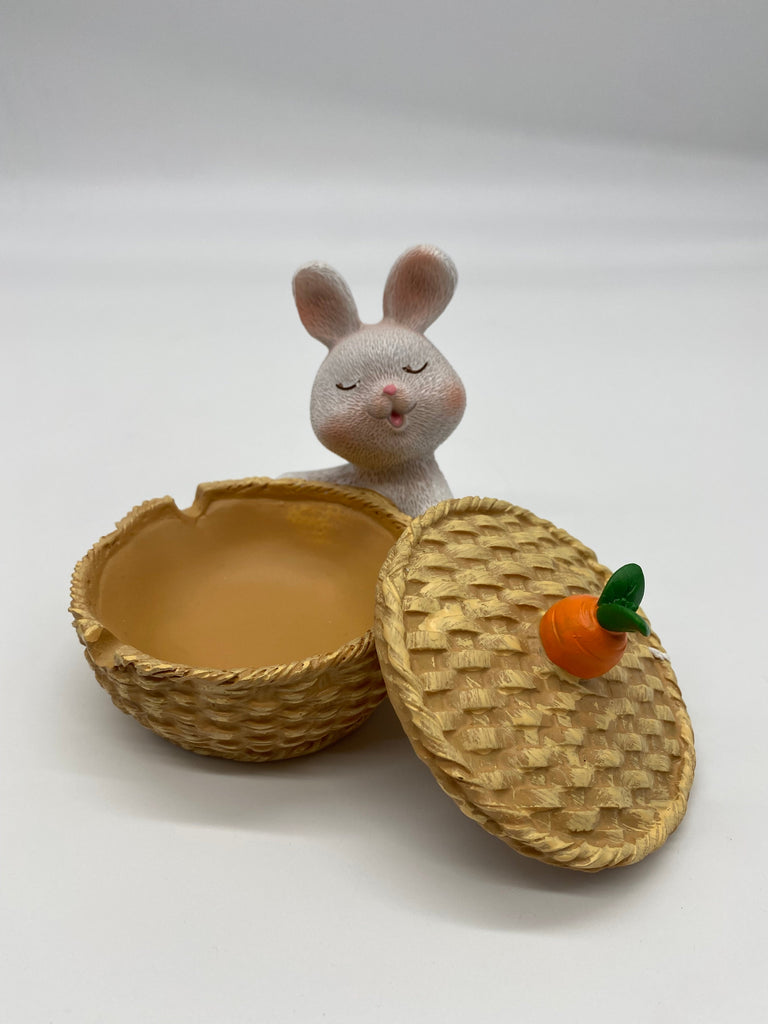 Bunny Basket Ashtray with Lid