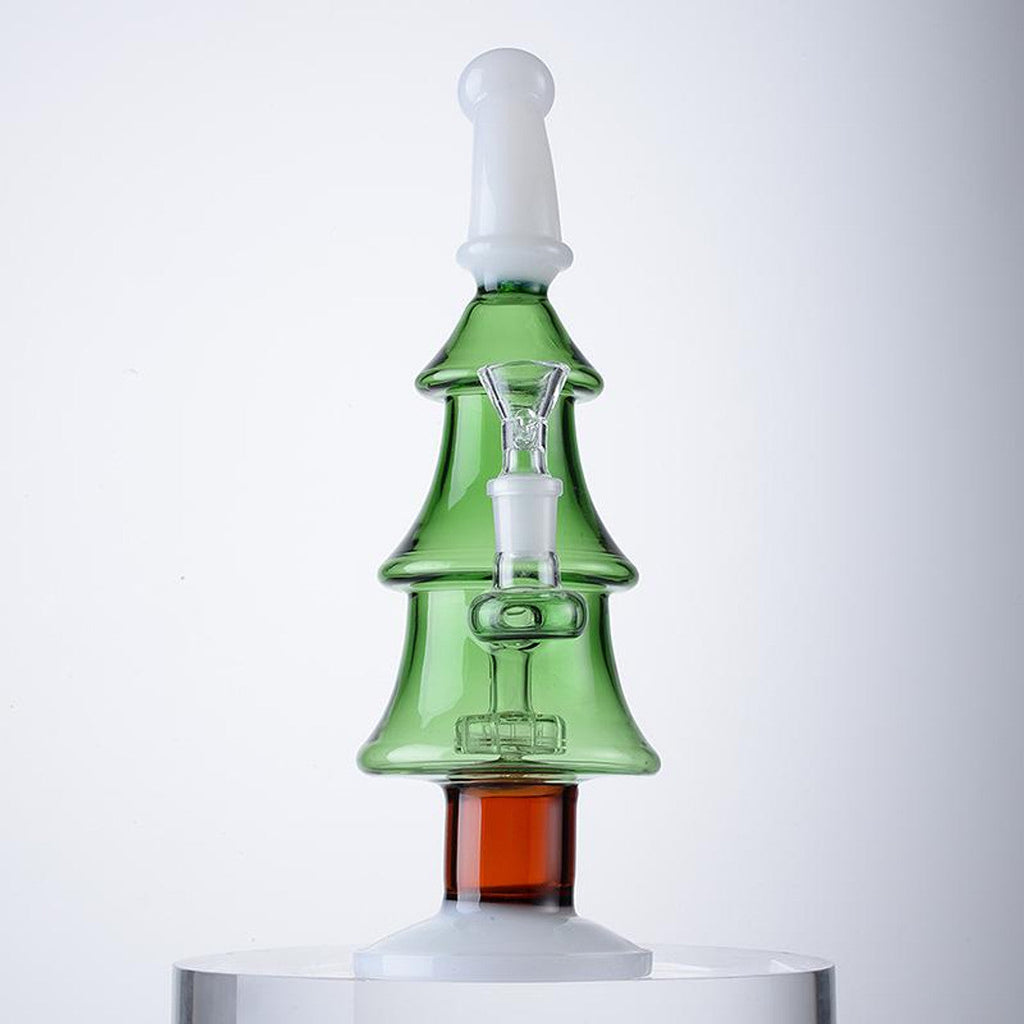 This Head Shop Glass - Christmas Tree Tube 10.5"