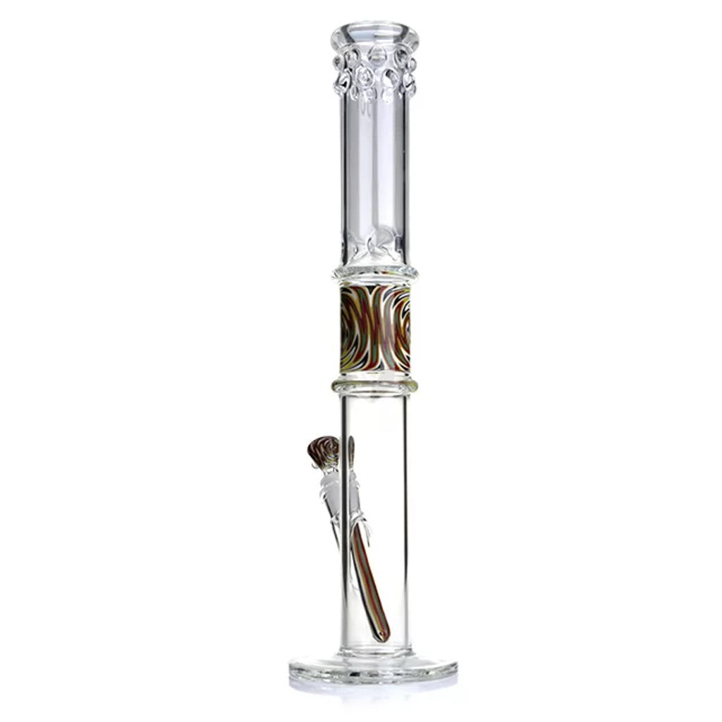 Phoenix Glass18 Inch Straight Tube with American Color Rod - This Head Shop - Online Premium Head Shop