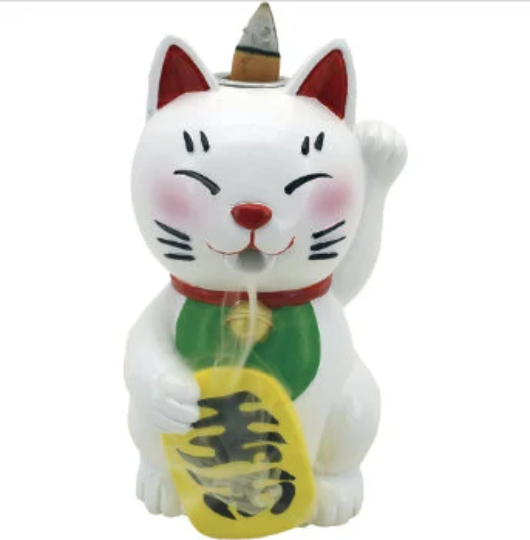 Cute Cat Mini Backflow Incense Buner