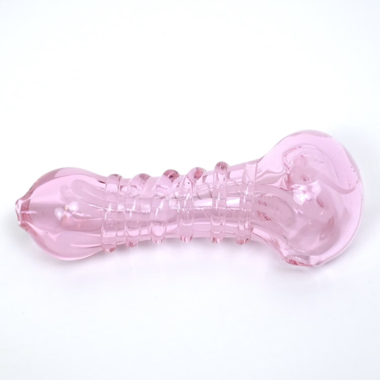 Radiant Clear Pink Glass Pipe 5'