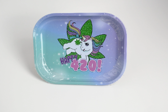 Happy 420 ! Rolling Tray (14x18cm)