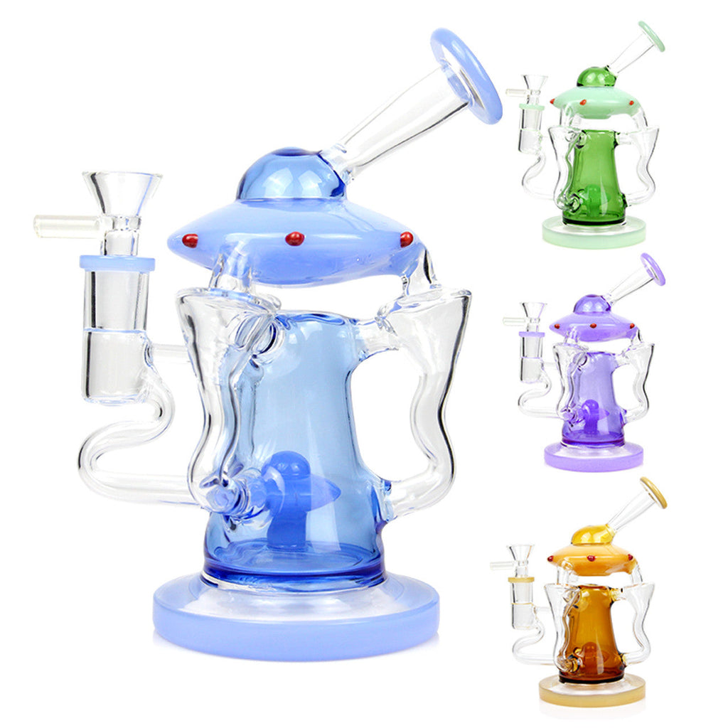 This Head Shop Glass - UFO Recycler 9"